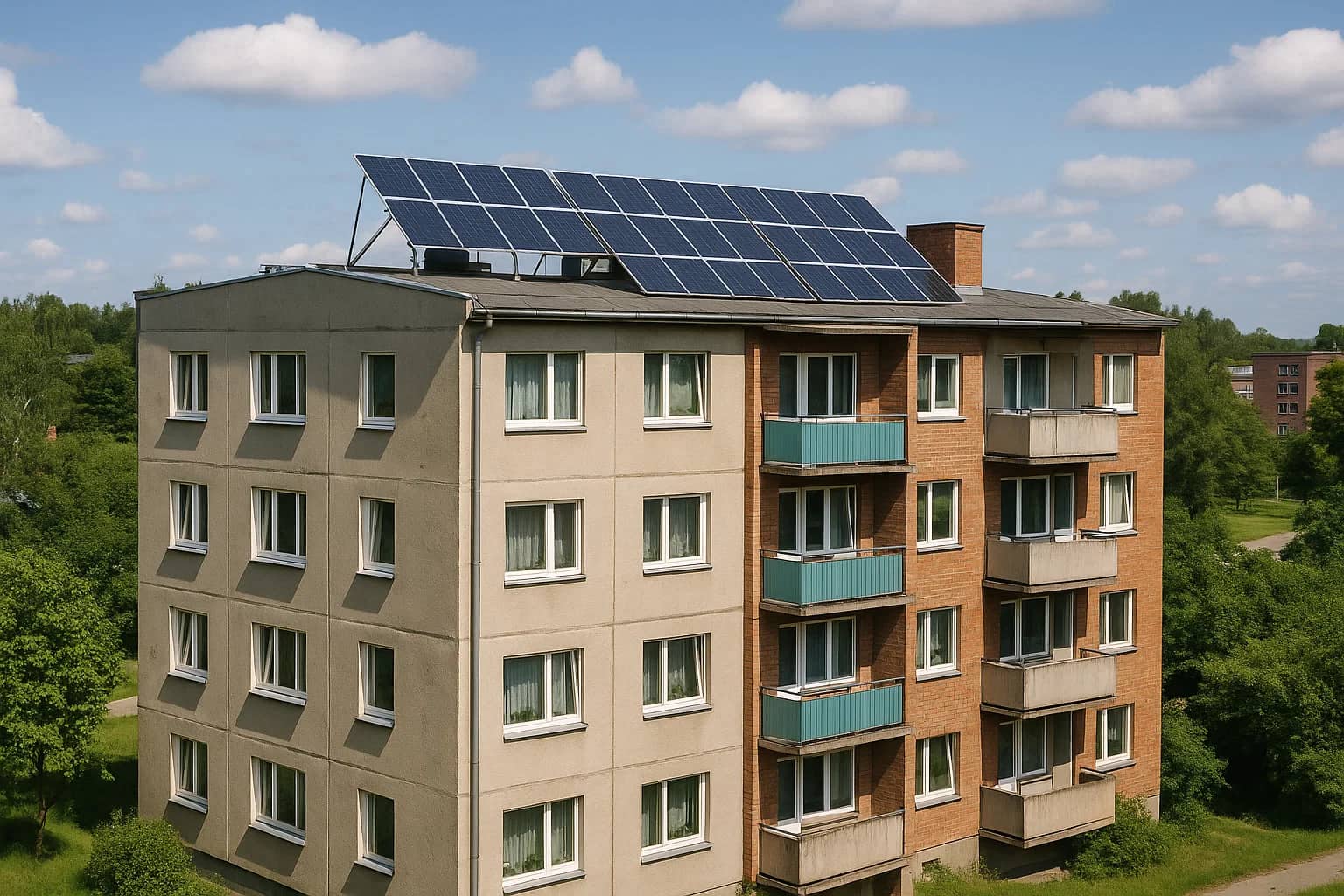 Daugiabučiai ir saulės energija